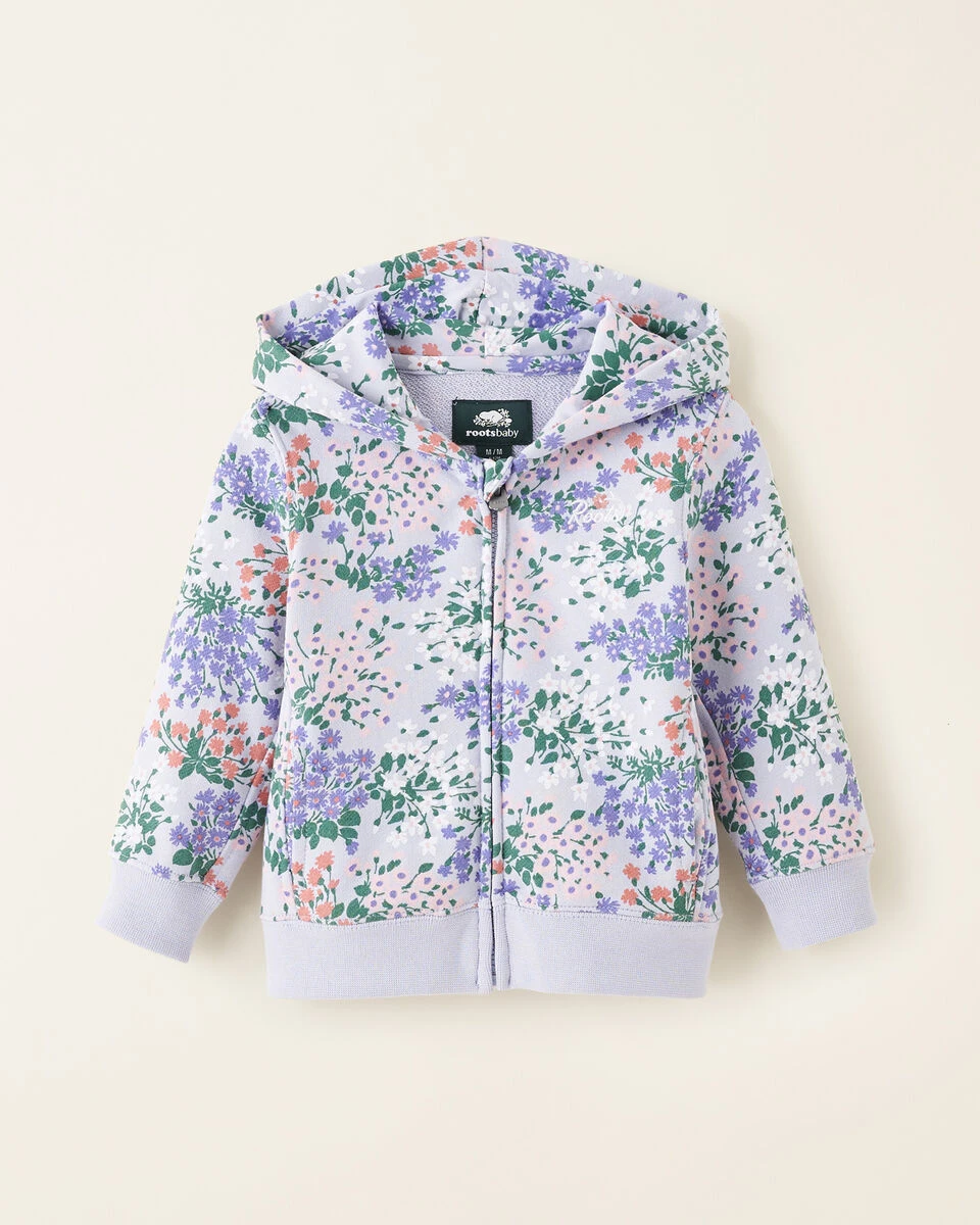 Baby Floral Full Zip Hoodie 1 Baby Floral Full Zip Hoodie