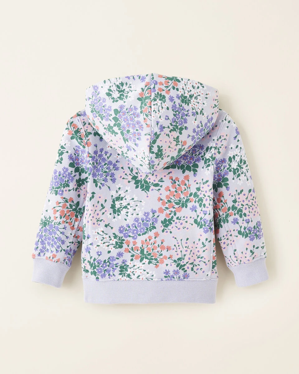 Baby Floral Full Zip Hoodie 2 Baby Floral Full Zip Hoodie - Image 2