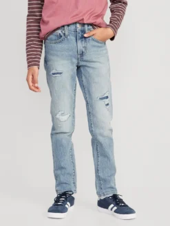 Old Navy Original Taper Built-In Flex Jeans For Boys -Apinxe Style cn52576726