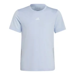 Adidas Boys' U Run 3-Stripe T-Shirt