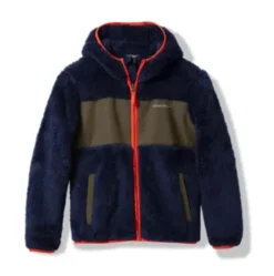 Eddie Bauer Boys' Quest Fleece Plush Hooded Jacket