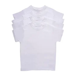 Hanes Kid's Red Label 4-Piece ComfortSoft Crewneck T-Shirt Set