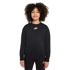 Nike Girl's Oversized Crewneck Sweatshirt