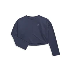 ADIDAS Girl's AEROREADY Cropped Sweatshirt -Apinxe Style https3A2F2Fimage.s5a.com2Fis2Fimage2FTheBay2F195745070835 main3Fwid3D120026hei3D120026qlt3D9026resMode3Dsharp226op usm3D0.92C1.02C82C0 640x