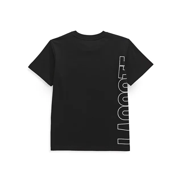 Lacoste Little Kid's Oversized Logo Cotton T-Shirt 2 Lacoste Little Kid's Oversized Logo Cotton T-Shirt - Image 2