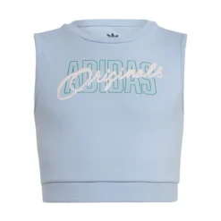 Adidas Originals Logo Graphic Crop Tank Top