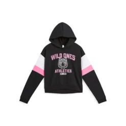 Girl's Colourblock Graphic Hoodie