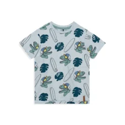 Little Boy's B.O.Y.S. Skateboard & Dinosaur-Print T-Shirt
