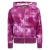 HURLEY Little Girl's Velour Zip-up Hoodie