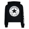 Converse Girl's Logo Graphic Crop Hoodie