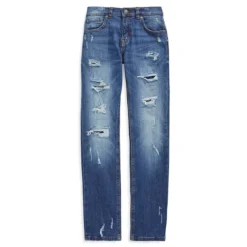 Guess Boy's Slim-Fit Ripped Jeans