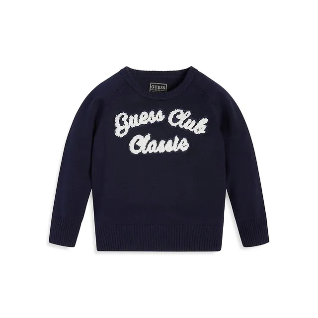 Guess Little Boy's Long-Sleeve Minime Sweater 1 Guess Little Boy's Long-Sleeve Minime Sweater
