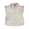 Guess Little Girl's Flutter-Sleeve Shirt