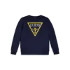 Guess Boy's Triangle Logo Cotton Fleece Sweatshirt