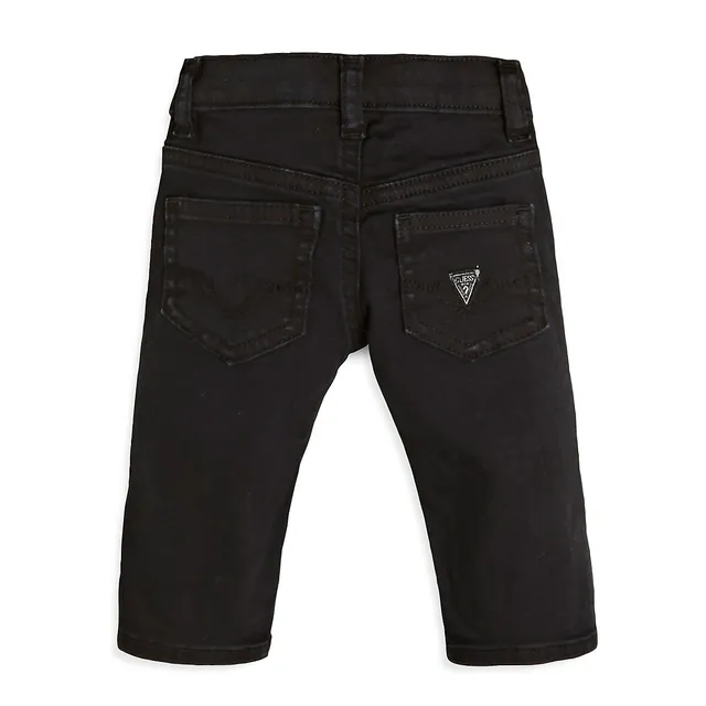 Guess Little Boy's Cotton-Blend Solid Jeans 2 Guess Little Boy's Cotton-Blend Solid Jeans - Image 2