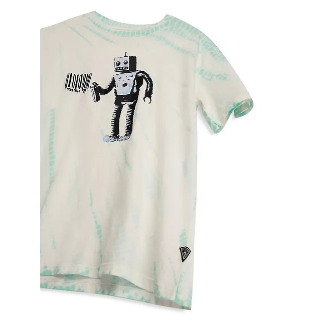 Guess Girl's Originals Banksy Collection Robot Graffiti T-Shirt 3 Guess Girl's Originals Banksy Collection Robot Graffiti T-Shirt - Image 3
