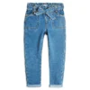 Little Girl's Paper Bag Waist Mom Jeans