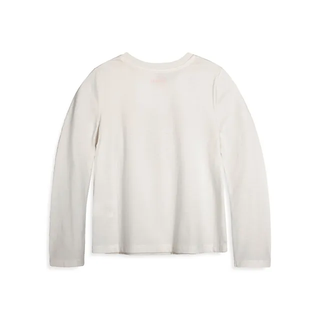 Little Girl's Smiley-Print T-Shirt 2 Little Girl's Smiley-Print T-Shirt - Image 2