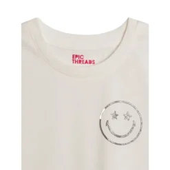 Little Girl's Smiley-Print T-Shirt 7 Little Girl's Smiley-Print T-Shirt -Apinxe Style https3A2F2Fimage.s5a.com2Fis2Fimage2FTheBay2F766390604128 alt33Fwid3D120026hei3D120026qlt3D9026resMode3Dsharp226op usm3D0.92C1.02C82C0 640x