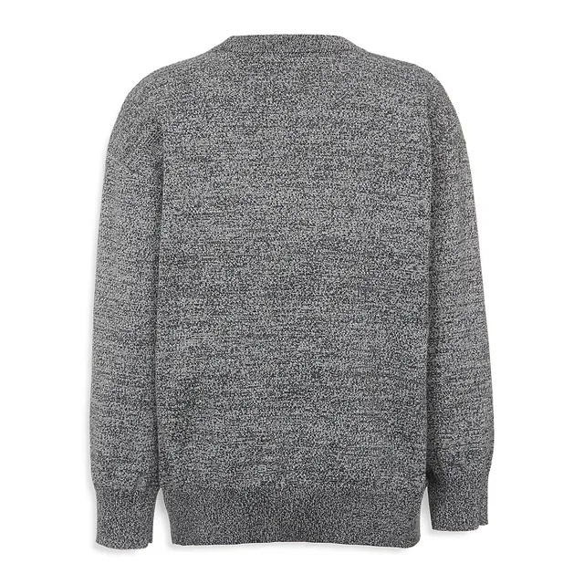 Emporio Armani Little Boy's Oversized Intarsia Logo Crewneck Sweater 2 Emporio Armani Little Boy's Oversized Intarsia Logo Crewneck Sweater - Image 2