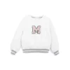 Little Girl's Kicking It Old School Varsity Sweatshirt