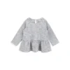 Baby Girl's Striped Peplum Top