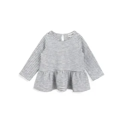 Baby Girl's Striped Peplum Top