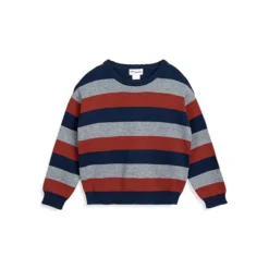 Little Boy's All Dressed Stripe Knit Sweater