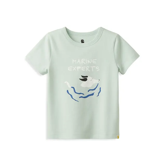 Little Boy's Organic Cotton T-Shirt 1 Little Boy's Organic Cotton T-Shirt