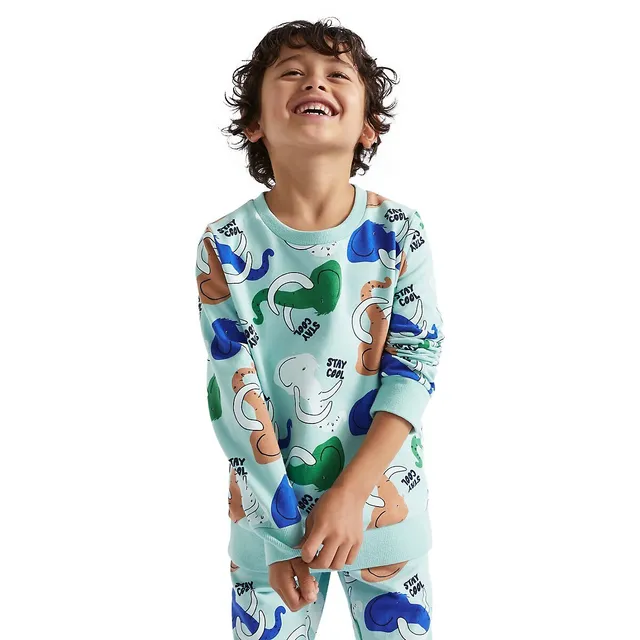 Little Boy's Mammoth-Print Sweatshirt 1 Little Boy's Mammoth-Print Sweatshirt