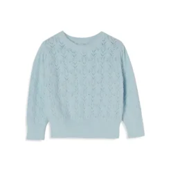 COTTON ON Girl's Addie Pointelle Sweater