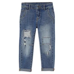 COTTON ON Little Boy's Straight-Fit Distressed Jeans