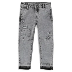 COTTON ON Little Boy's & Straight-Fit Acid Wash Jeans