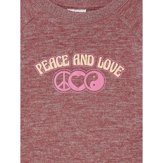 COTTON ON Little Girl's & Fleece Supersoft Mila Crewneck Sweater 6 COTTON ON Little Girl's & Fleece Supersoft Mila Crewneck Sweater - Image 6