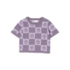 COTTON ON Little Girl's & Macy Yin Yang Checkerboard-Print Knit Top