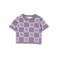 COTTON ON Little Girl's & Macy Yin Yang Checkerboard-Print Knit Top