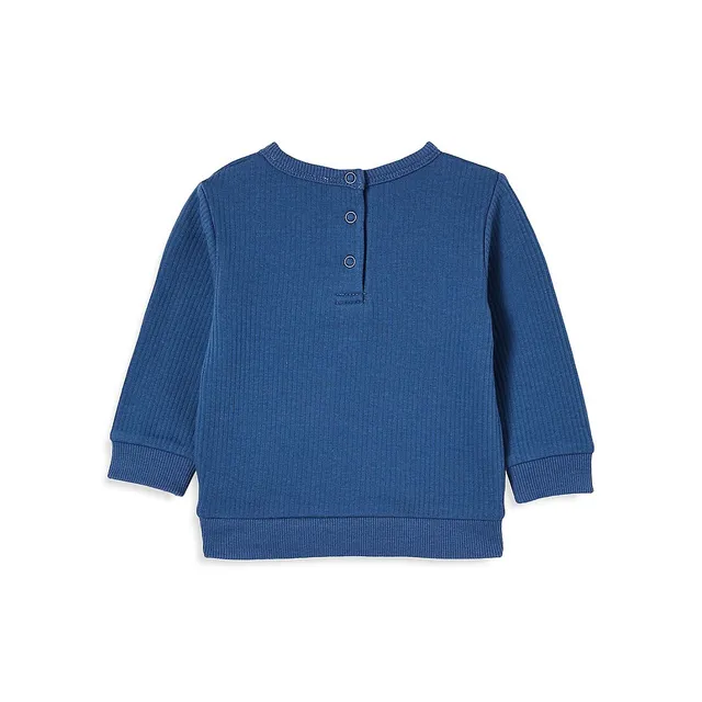 COTTON ON Baby's Flynn Star Print Fleece Sweater 2 COTTON ON Baby's Flynn Star Print Fleece Sweater - Image 2