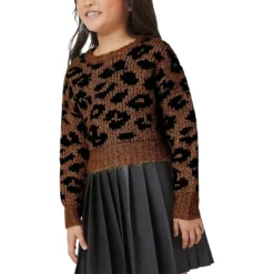 COTTON ON Little Girl's Georgie Leopard-Print Knit Sweater -Apinxe Style https3A2F2Fimage.s5a.com2Fis2Fimage2FTheBay2F9359196090410 alt23Fwid3D120026hei3D120026qlt3D9026resMode3Dsharp226op usm3D0.92C1.02C82C0 640x