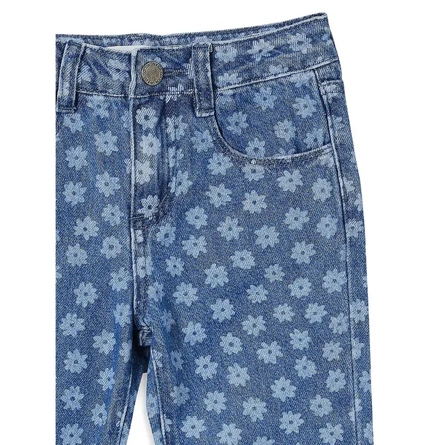 COTTON ON Girl's India Floral Mom Jeans 3 COTTON ON Girl's India Floral Mom Jeans - Image 3