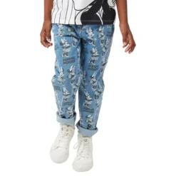 COTTON ON Girl's Minnie Mouse Licensed India Mom Jeans