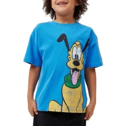 COTTON ON Little Boy's Pluto Licensed Graphic T-Shirt
