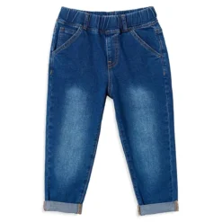COTTON ON Little Boy's Loose-Fit Elasticated Jeans