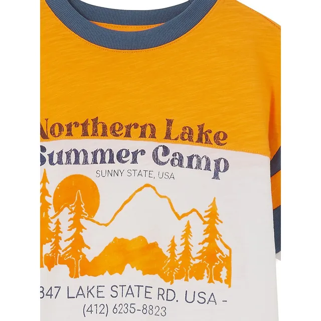 COTTON ON Little Boy's Stevie Spliced-Sleeve Graphic T-Shirt 3 COTTON ON Little Boy's Stevie Spliced-Sleeve Graphic T-Shirt - Image 3