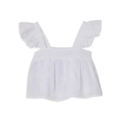 COTTON ON Little Girl's Amara Flutter-Sleeve Embroidered Top -Apinxe Style https3A2F2Fimage.s5a.com2Fis2Fimage2FTheBay2F9359198049782 main3Fwid3D120026hei3D120026qlt3D9026resMode3Dsharp226op usm3D0.92C1.02C82C0 640x