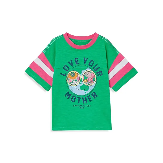 COTTON ON Girl's Stevie Earth Graphic T-Shirt 1 COTTON ON Girl's Stevie Earth Graphic T-Shirt