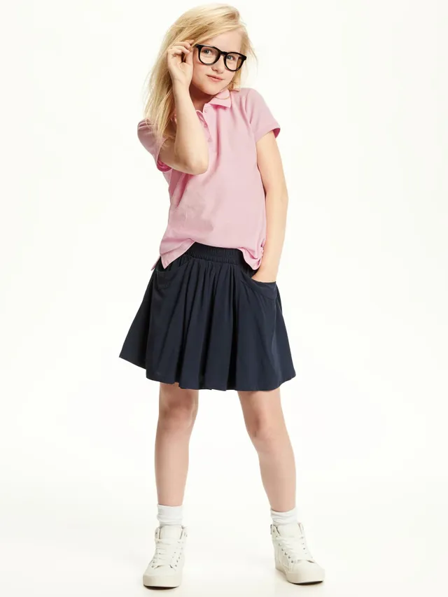 Old Navy Uniform Pique Polo Shirt For Girls 6 Old Navy Uniform Pique Polo Shirt For Girls - Image 6
