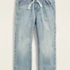 Old Navy Relaxed Jersey-Waist Pull-On Jeans For Toddler Boys