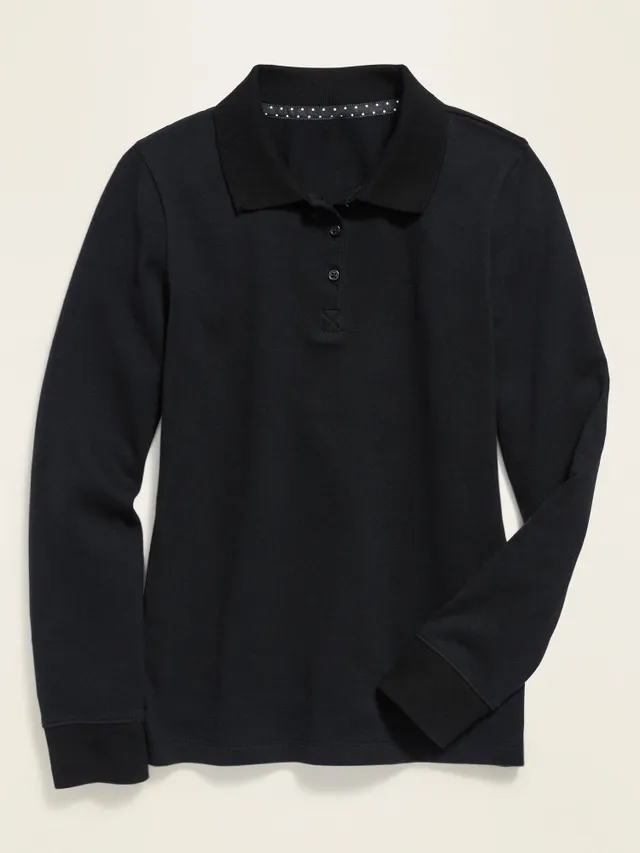 Old Navy Uniform Pique Polo Shirt For Girls 1 Old Navy Uniform Pique Polo Shirt For Girls