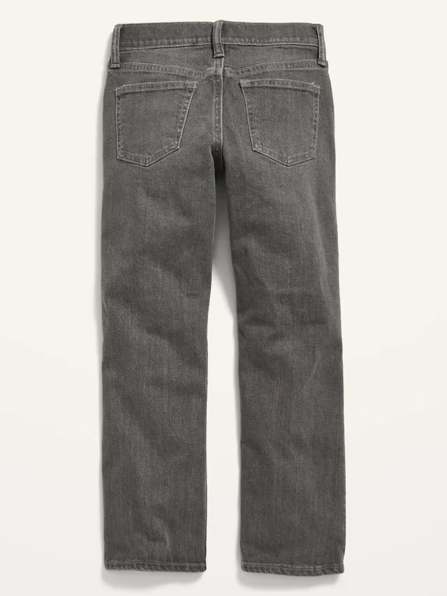 Old Navy Straight Built-In Flex Gray Jeans 4 Old Navy Straight Built-In Flex Gray Jeans - Image 4