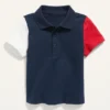 Old Navy Color-Blocked Short-Sleeve Pique Polo Shirt For Baby